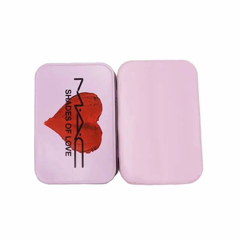 Factory OEM Customization Rectangular Food Candy Tin Gift Box With Lid Tin Box