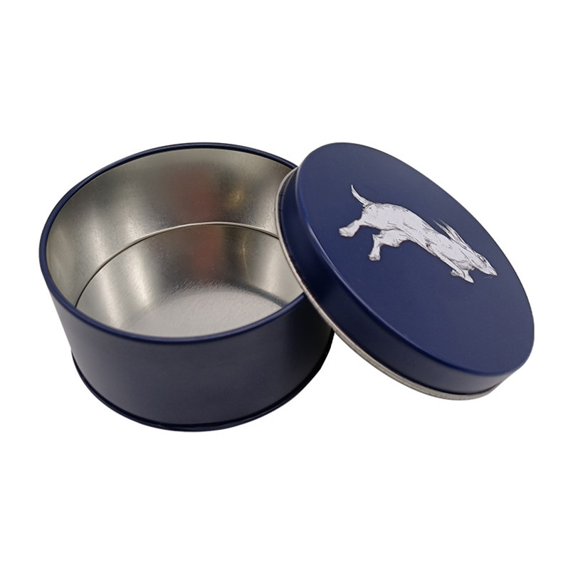 Delightful Round Tin Box for Food Grade Cookies Packaging