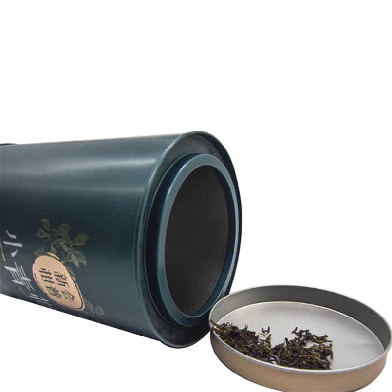 Premium Quality Airtight Sleek Metallic Tea Can Tins for Loose Tea Storage