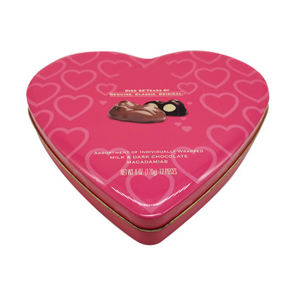 good quality Heart-Shaped Small Glossy Metal Storage Containers Mini Tin Box For Crafts wholesale