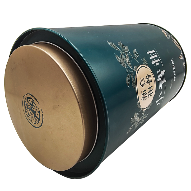 Premium Quality Airtight Sleek Metallic Tea Can Tins for Loose Tea Storage