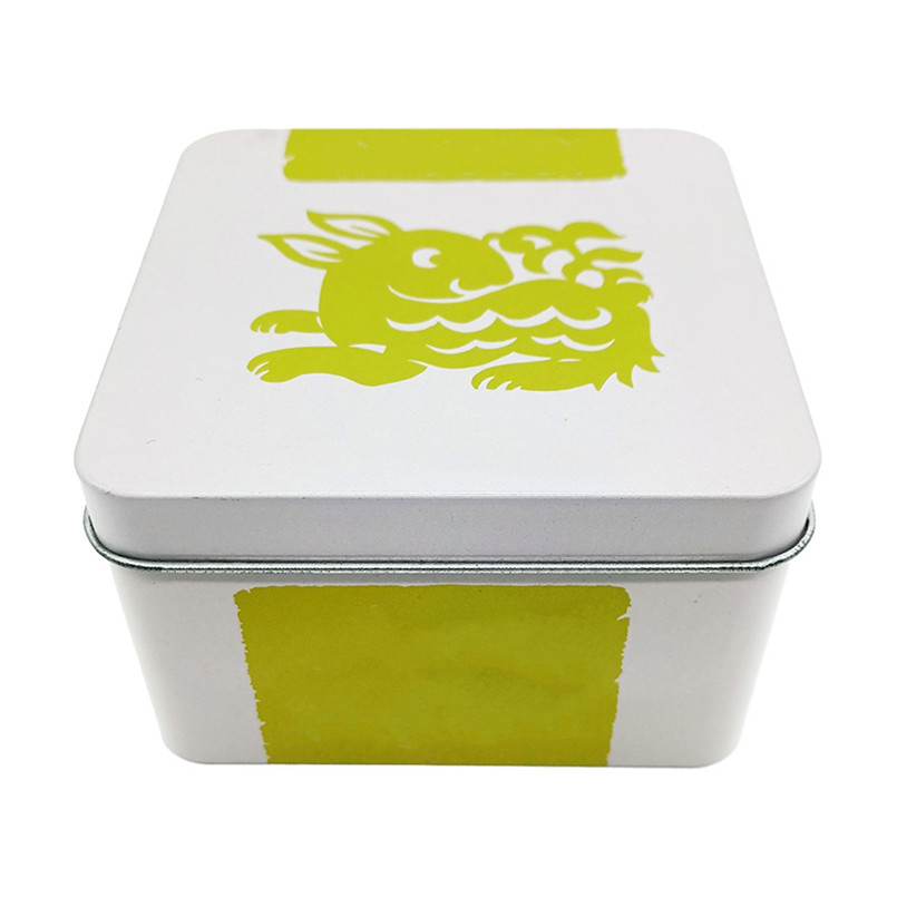 Factory Wholesale Airtight Custom Square Tin Box Cookies