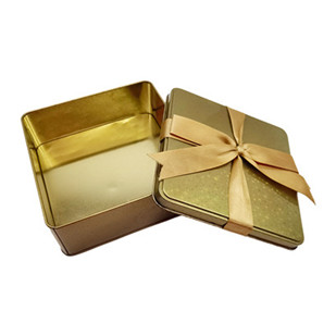 Square Manufacturer Tin Box For Gift Giving