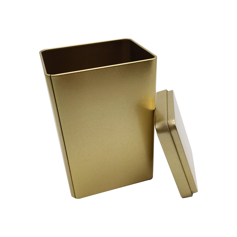 High-end Luxury Food Packaging Sturdy Metal Tea Box