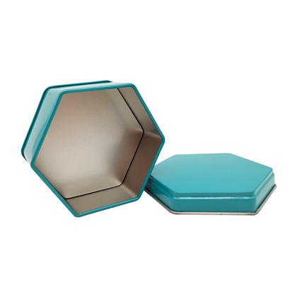 Tiny Metal Container Octagonal Mini Tin Box For Spices