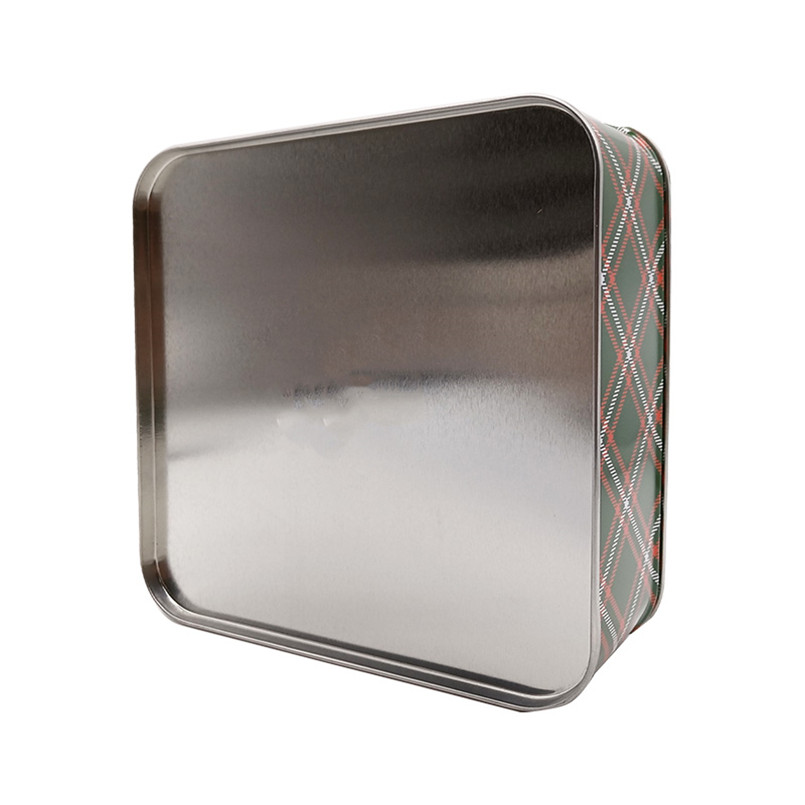 Best Selling fully Color Printing Premium Airtight Lid Metal Clear Window Cookie Tin Box