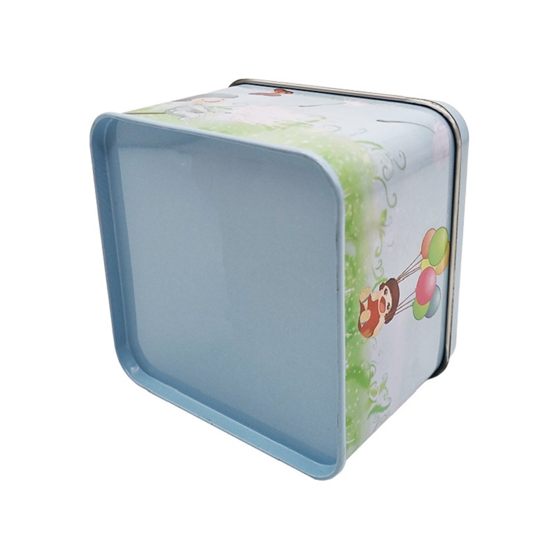 Factory Directly Eco Friendly Square Metal Gift Tin Box for Candy