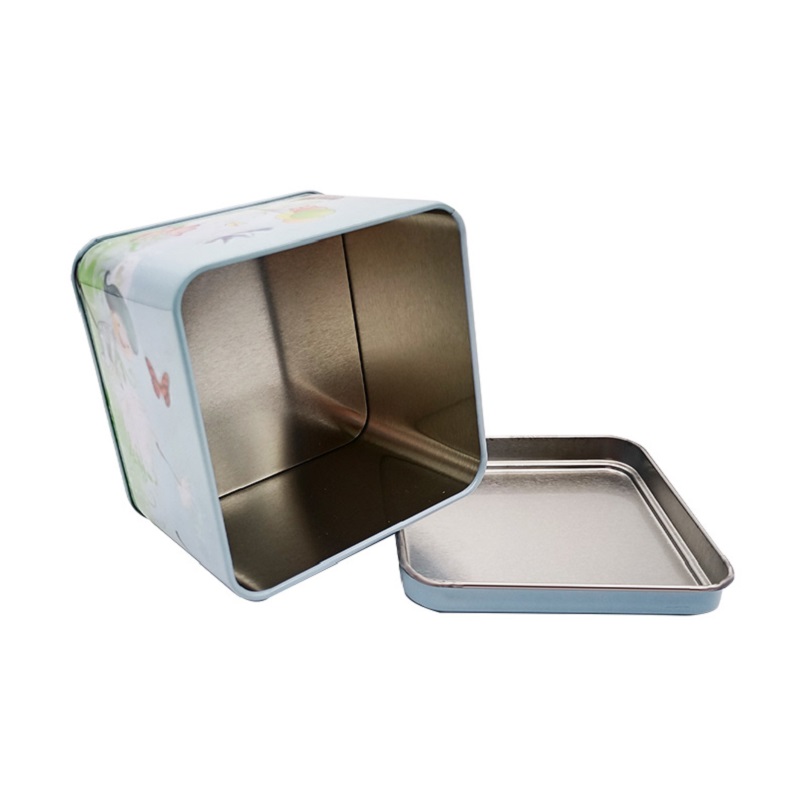 Hot Selling Custom Design Airtight Lid Metallic Cookie Biscuit Tin Box