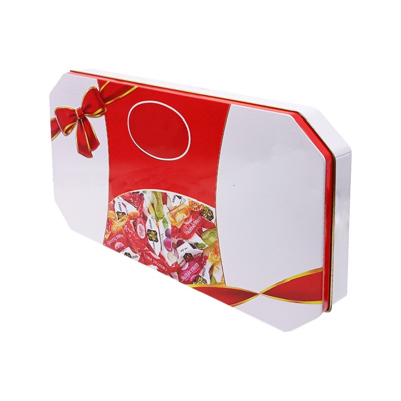 good quality High Quality Custom Shaped Printed Metal Candy Tin Box wholesale