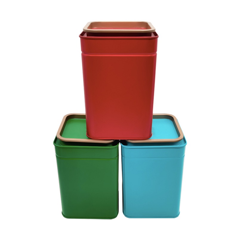 Food Grade Packing Box Storage Premium Tea Tin