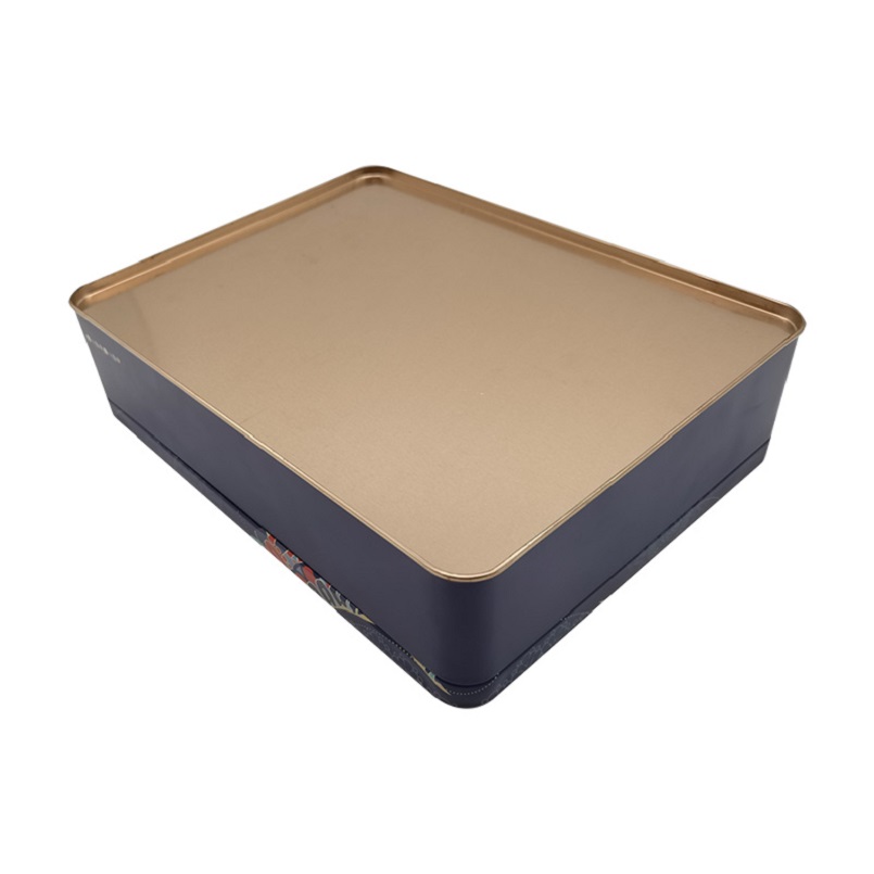 High Quality Tinplate Cookie Tin Packaging Metal Food Box