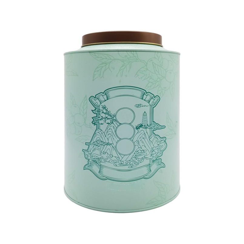 custom Full Color Printing Cheap Durable Recycled Tea Metal Tin Jar online