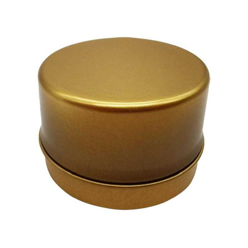 Customizable Mini Size Round Luxury Gold Tinplate Food Safe Bulk Mint Tins