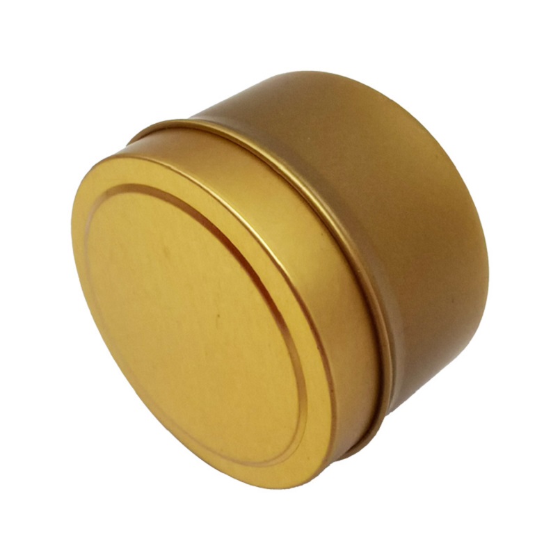 Wholesale Durable Luxury Fashionable Recycled Small Round Gold Mint Tin Box