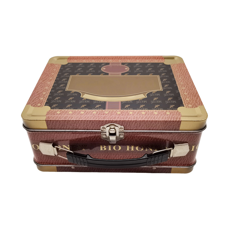 Airtight Lid Food Grade Cookies Metal Boxes