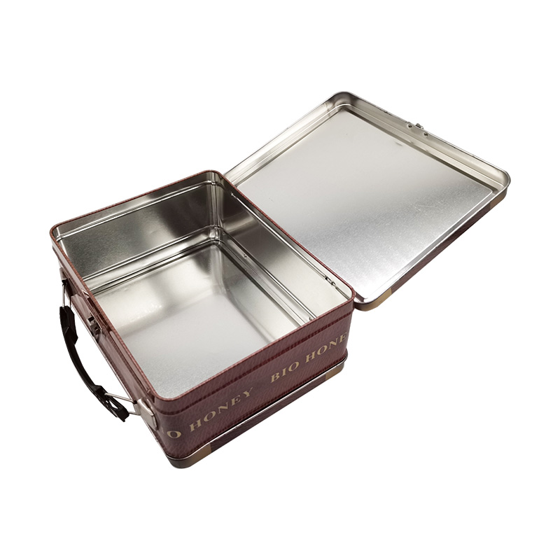 Airtight Lid Food Grade Cookies Metal Boxes