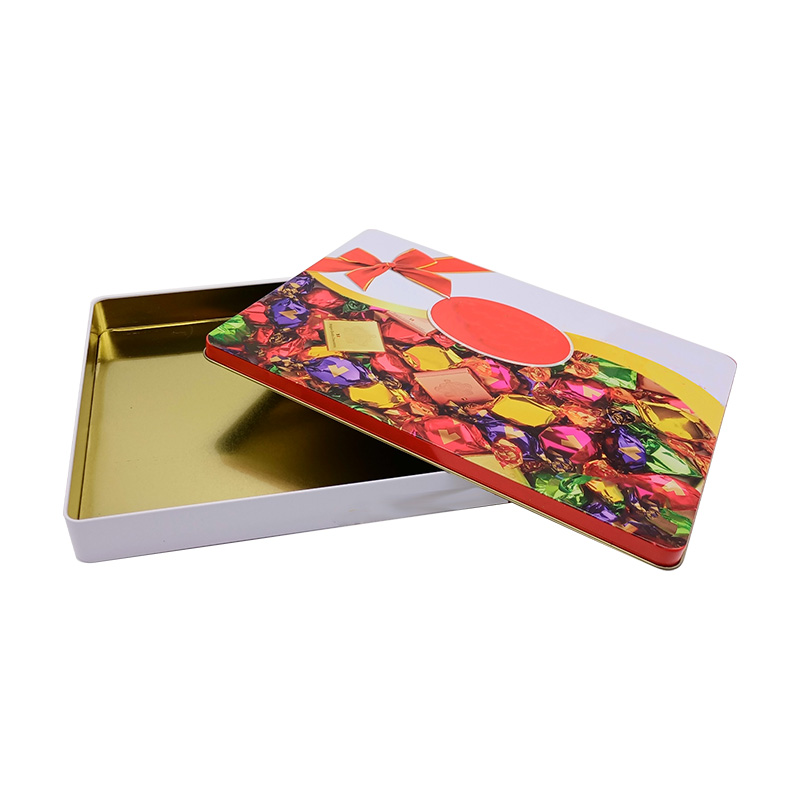 Hinged Metal Tin Case Candy Tins With Hinge Product