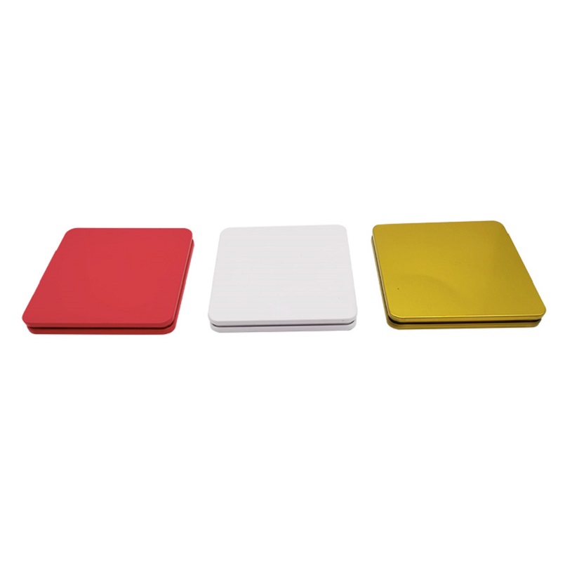 Lightweight On-the-Go Customizable Delicate Square Metal Candy Mini Tin Box