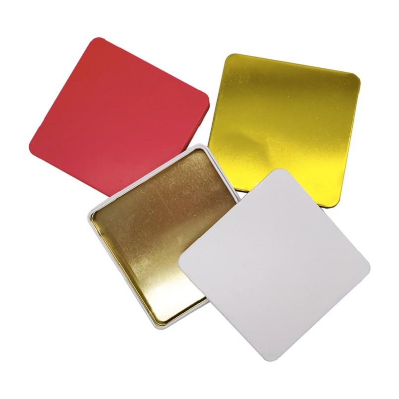 Lightweight On-the-Go Customizable Delicate Square Metal Candy Mini Tin Box