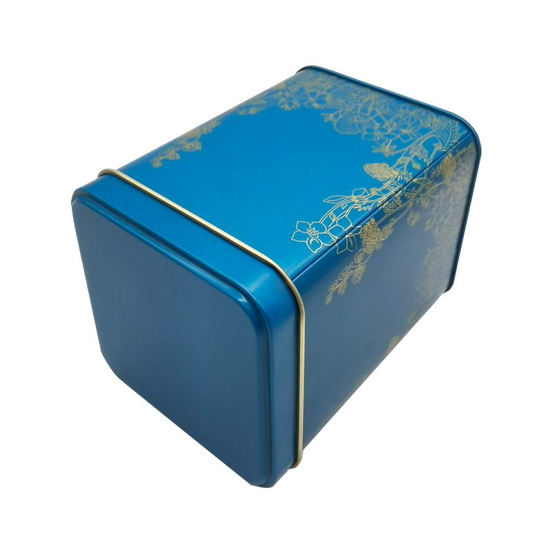 Aluminum Saffron Tin Box Packaging