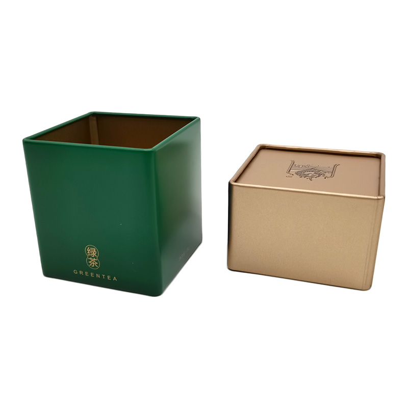 Metal Empty Jar Tea Tin Box Packaging With Lids Product