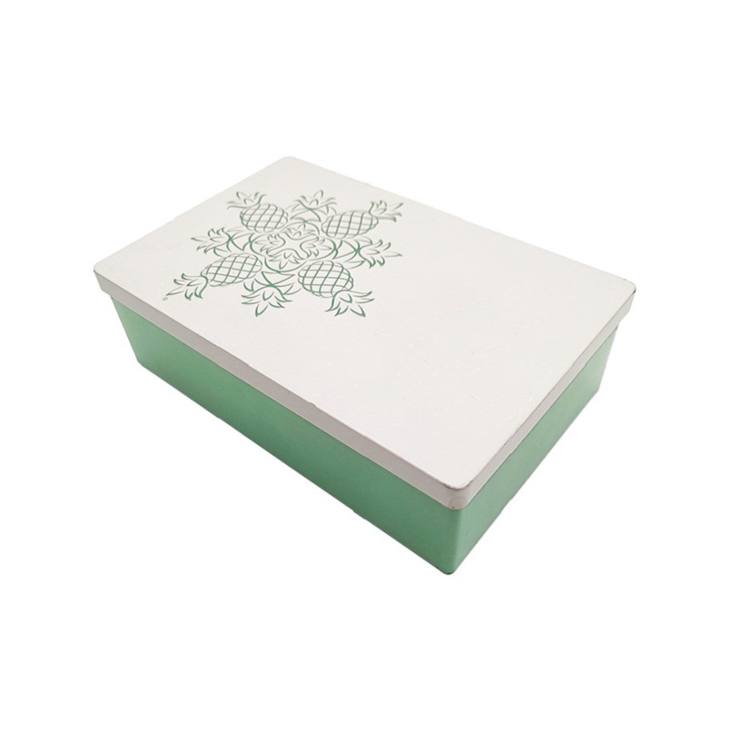 Custom Printing Stylish Design Airtight Metal Rectangular Cookie Tin Box