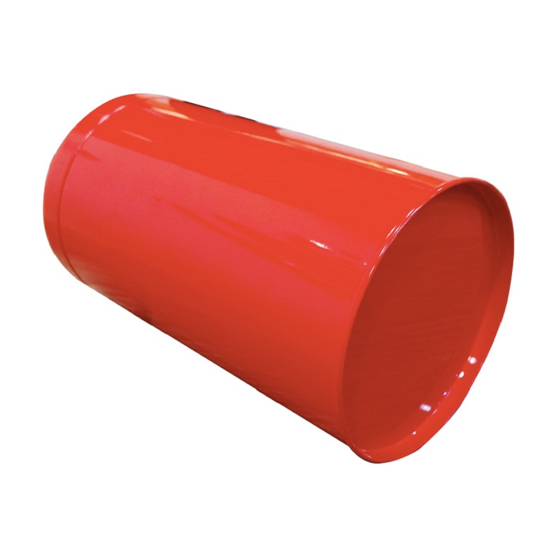 Best Selling Eco-Friendly Printed Tinplate Red Cylinder Tea Tin Can