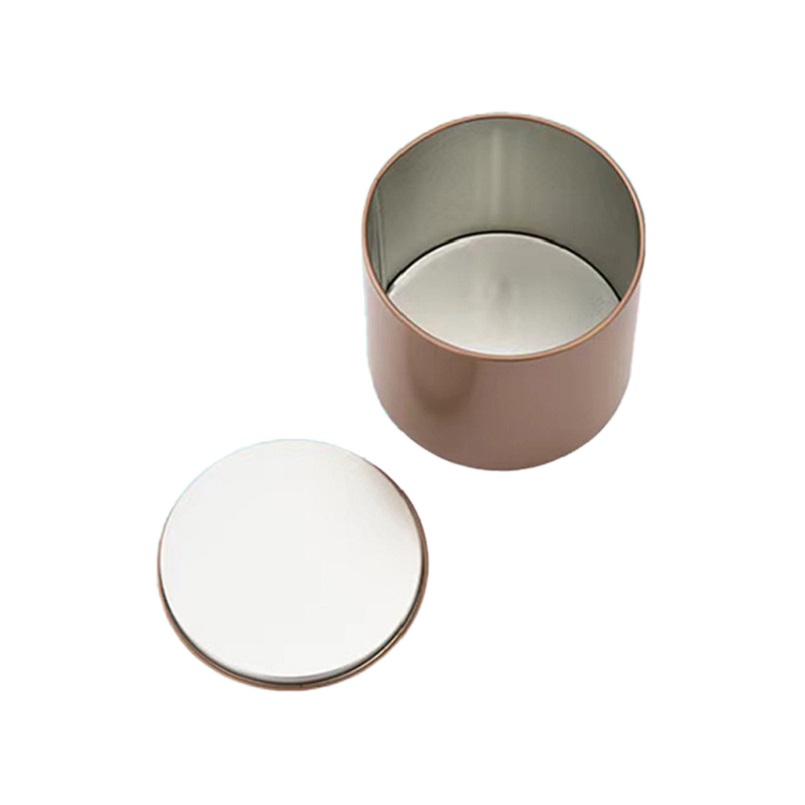 Eco-friendly Unlabelled Empty Metal Mini Airtight Tin Cans for Tea